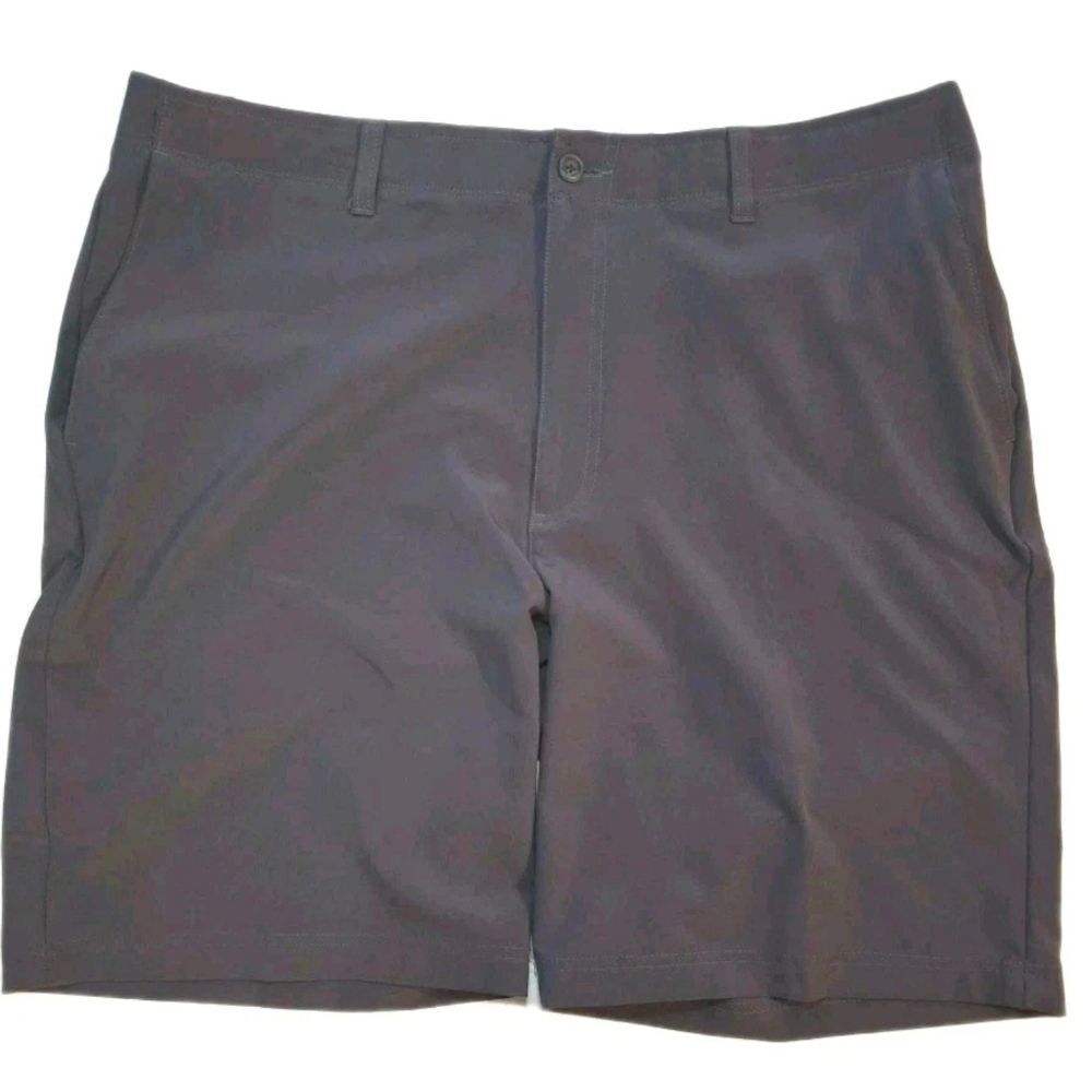 Ben Hogan Performance Stretch Flat Front Golf Shorts Mens 38 Gray